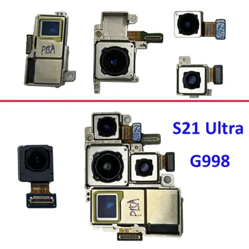 Оригинальная Основная Задняя Большая Камера Samsung Galaxy S21 Ultra 5G G998B G998U G998N G9980 Верхняя Фронтальная Широкоформатная Телеобъективная Камера
