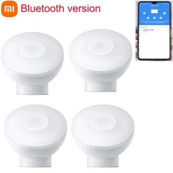 Оригинальный XIAOMI Mijia Night Light 2 версии, совместимый с Bluetooth, умный датчик освещенности с регулируемой яркостью для приложения mijia