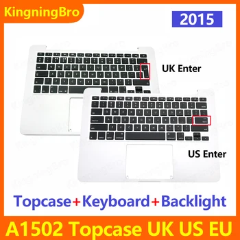 Оригинальный верхний чехол для ноутбука, подставка для рук с клавиатурой /подсветкой, Великобритания, США, Французский Для Macbook Pro Retina 13 