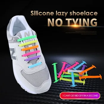 Силиконовые эластичные шнурки, креативные ленивые шнурки без галстука, шнуровка для детей и взрослых, быстрые шнурки для обуви, Zapatillas