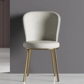 Скандинавский обеденный стул, роскошный стул для дома, Современные минималистичные Обеденные стулья, Кресло для спальни, кресло для макияжа, Простая кухонная мебель