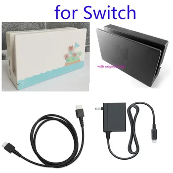 Совместимость с-HDMI TV Док-станция для Зарядного устройства для игровой консоли Nintend Switch NS Адаптер переменного тока Питания Совместим с-HDMI USB-кабель