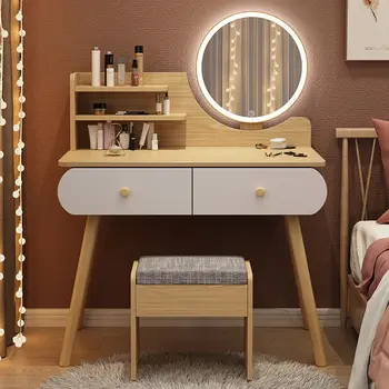 Современные Минималистичные Комоды Для Спальни, Продвинутый Креативный Небольшой Шкаф Для Хранения Дизайнерской Домашней Мебели, Многослойный Туалетный Столик