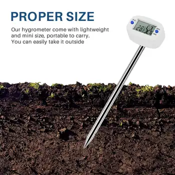 Цифровой почвенный гигрометр TA290 Влагомер, измеритель температуры и влажности с зондом для садоводства и фермерства