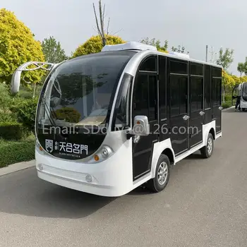 Четырехколесный экскурсионный автомобиль, электромобиль на 14 пассажиров, электрический экскурсионный автобус